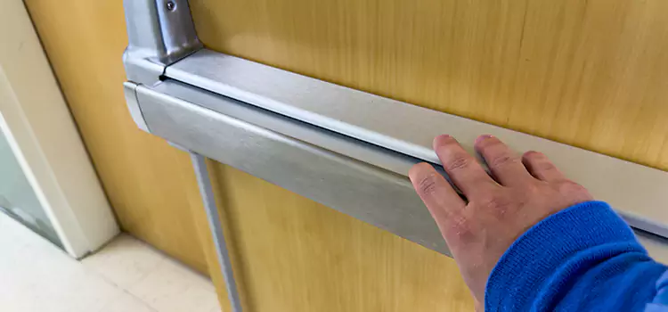 Installing a Push Bar on a Door San Carlos Park